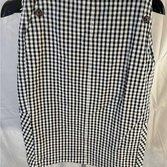 J. Crew Black and White Gingham Pencil Skirt - Picture 1 of 3